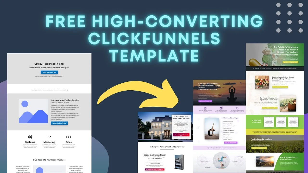 kajabi vs clickfunnels : clickfunnels funnel template